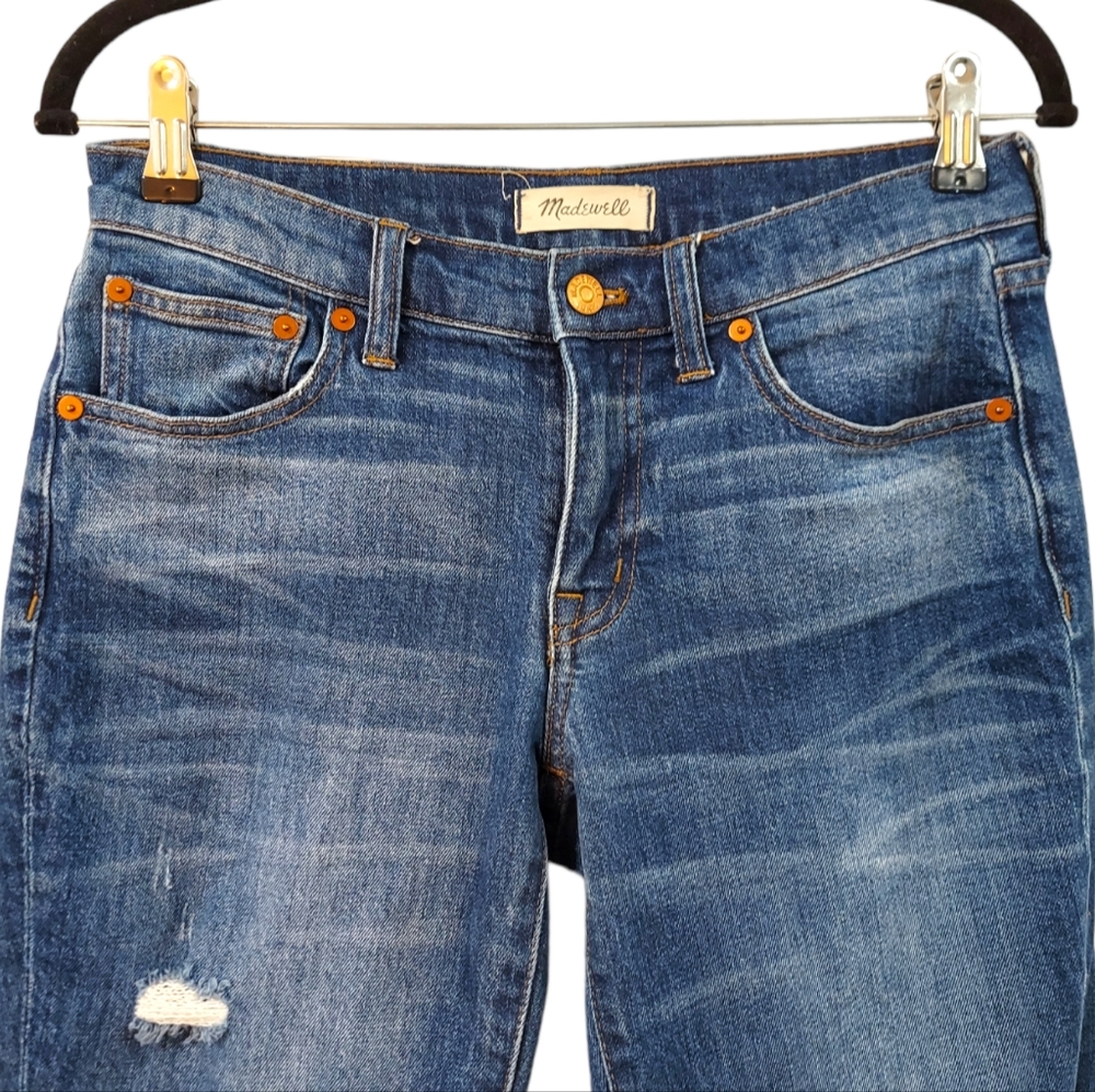 Madewell The Slim Boyjean - Rip and Repair Edition Size 25 - Picture 3 of 11